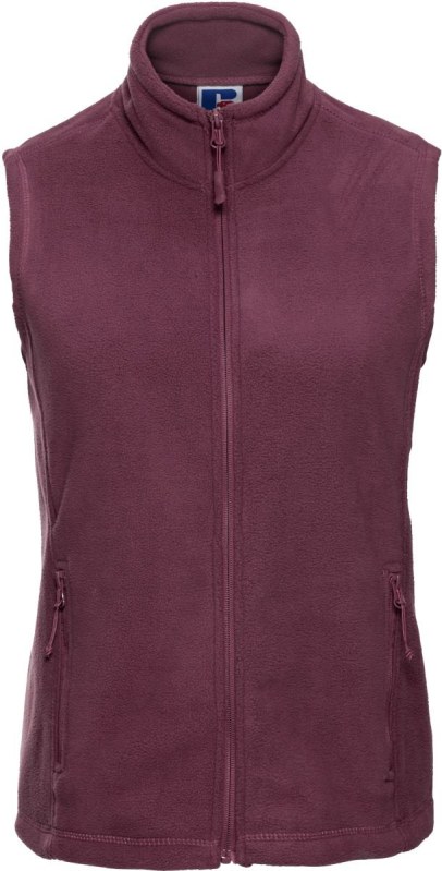 Russell Athletic 872F Dámská fleecová vesta 10.872F burgundy