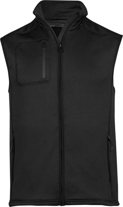 Tee Jays TJ 9104 Strečová fleecová vesta 18.9104 black - Dámské oblečení vesty