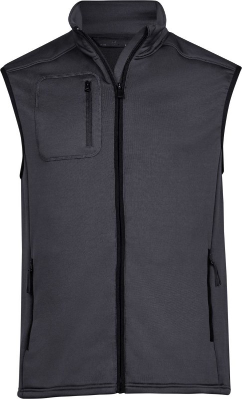 Tee Jays TJ 9104 Strečová fleecová vesta 18.9104 dark grey