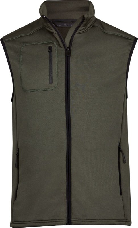 Tee Jays TJ 9104 Strečová fleecová vesta 18.9104 deep green