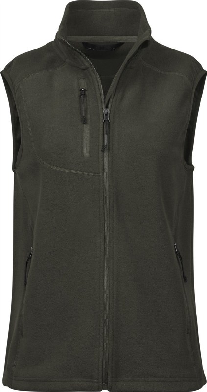 Tee Jays TJ 9133 Dámská fleecová vesta "Trail" 18.9133 hunter green