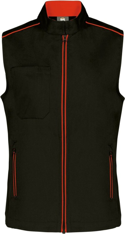 WK WK 6149 Dámská vesta "Day-to-Day" 20.6149 black/red