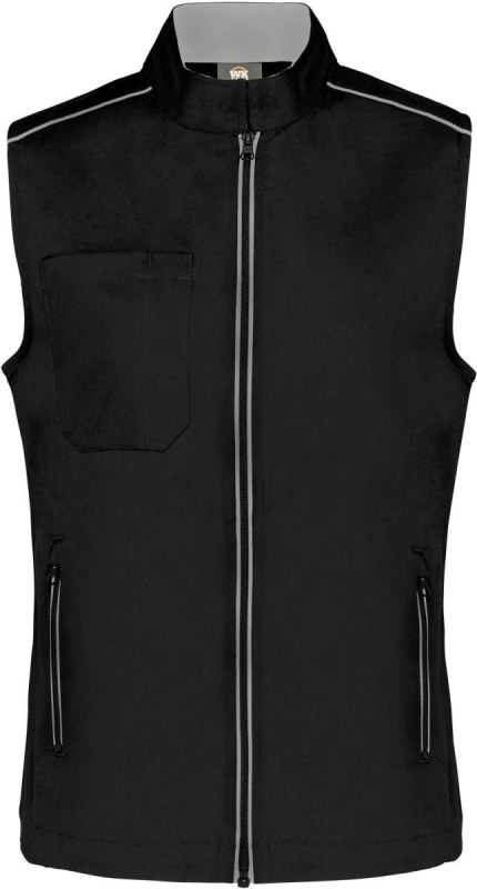 WK WK 6149 Dámská vesta "Day-to-Day" 20.6149 black/silver - Dámské oblečení vesty