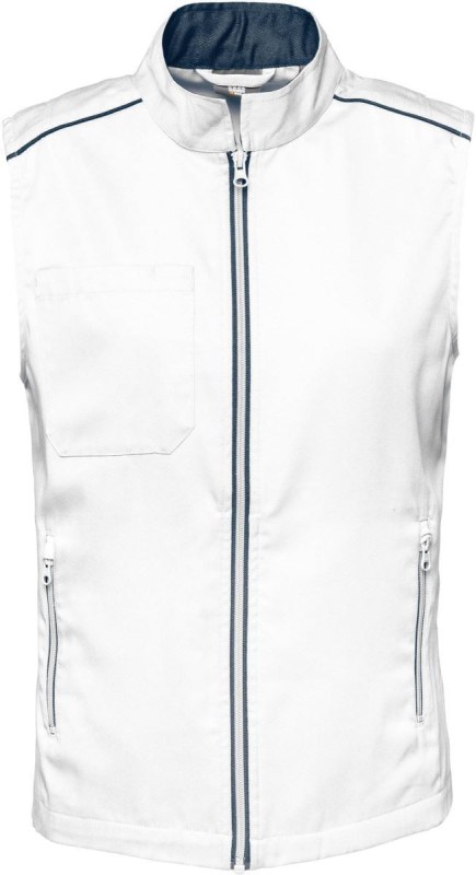 WK WK 6149 Dámská vesta "Day-to-Day" 20.6149 white/navy