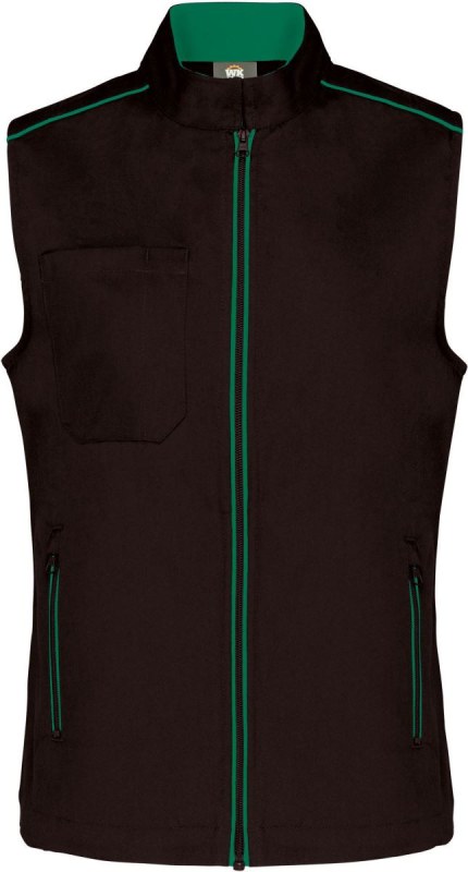 WK WK 6149 Dámská vesta "Day-to-Day" 20.6149 black/kelly green