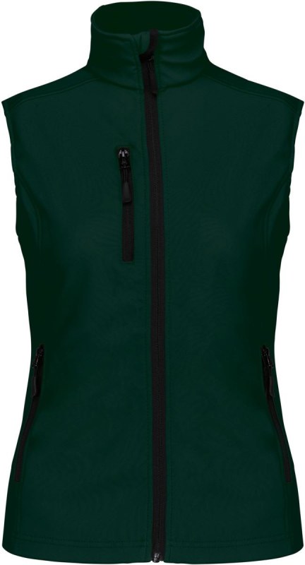 Kariban K 404 Dámská 3-vrstvá softhellová vesta 20.K404 bottle green