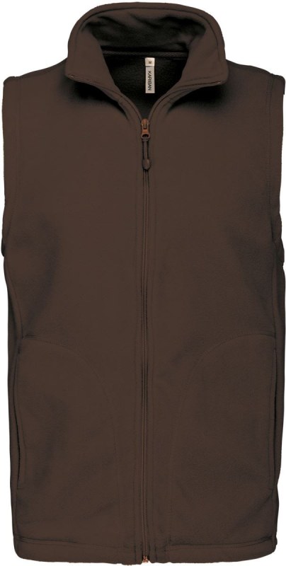 Kariban K 913 Mikrofleecová vesta "Luca" 20.K913 chocolate