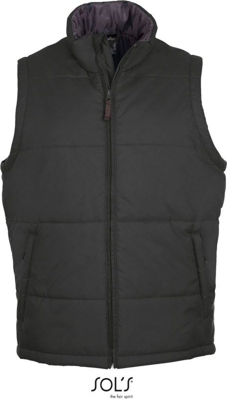 SOL´S Warm Prošívaná vesta 25.4002 charcoal grey