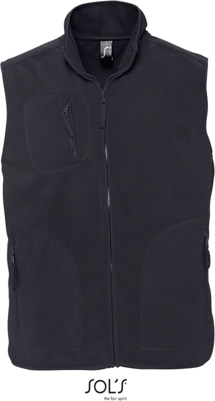SOL´S Norway Fleecová vesta 25.5100 charcoal grey
