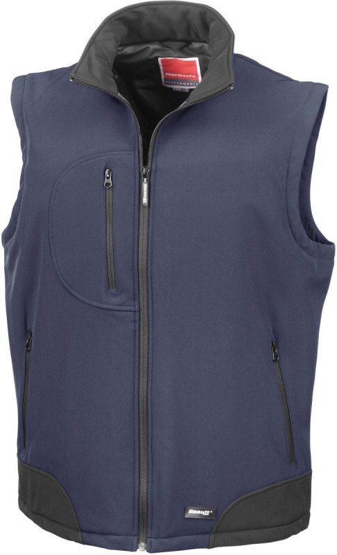 Result R 123X 3-vrstvá softshellová vesta 30.123X navy/black