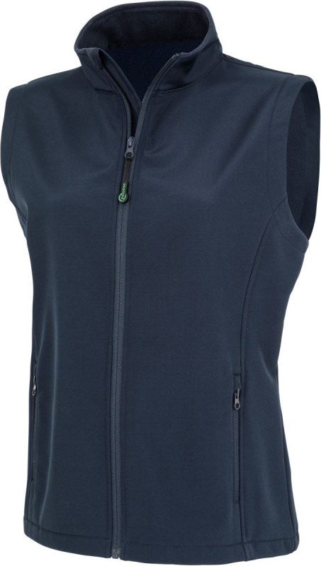 Result R 902F Dámská 2-vrstvá softshell vesta "Printable" 30.902F navy