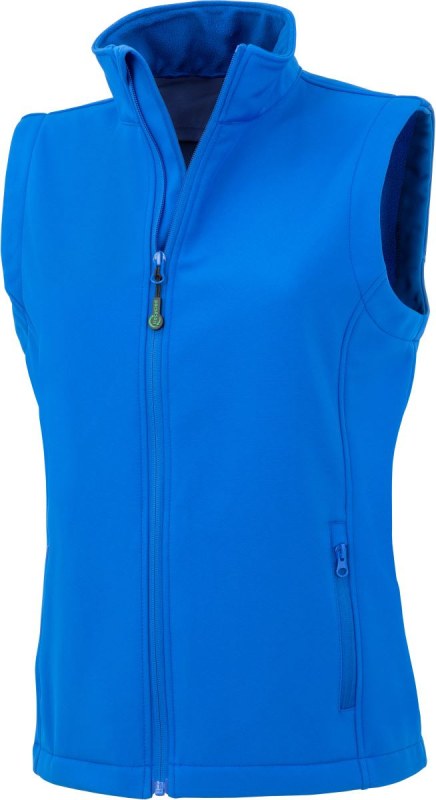 Result R 902F Dámská 2-vrstvá softshell vesta "Printable" 30.902F royal