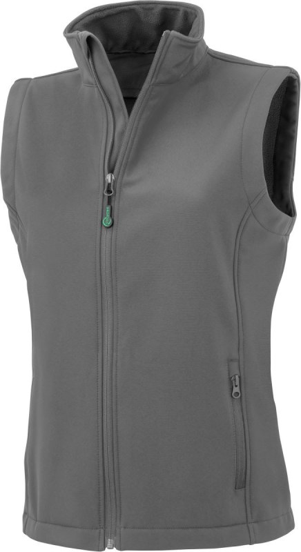 Result R 902F Dámská 2-vrstvá softshell vesta "Printable" 30.902F workguard grey