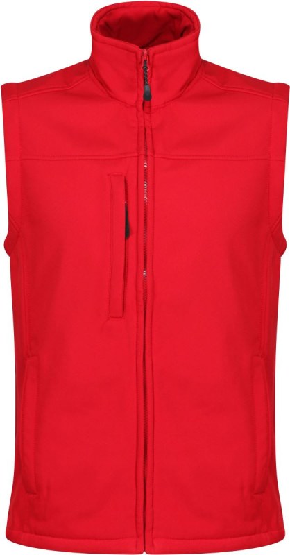 Regatta TRA 788 2-vrstvá softshellová vesta „Flux“ 36.A788 classic red