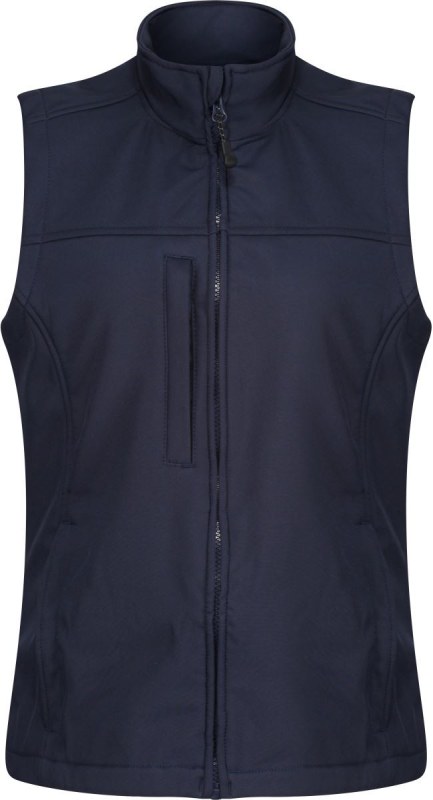 Regatta TRA 790 Dámská 2-vrstvá softshellová vesta „Flux“ 36.A790 navy
