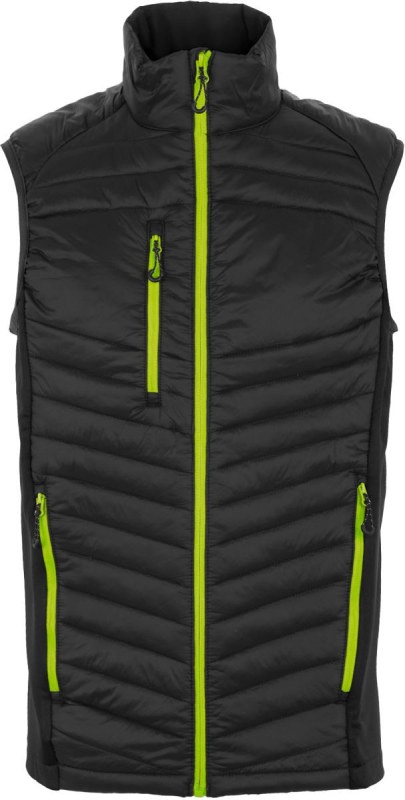 Regatta TRA 894 Hybridní vesta "Navigate" 36.A894 black/lime green - Dámské oblečení vesty
