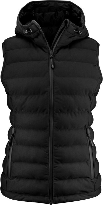 James Harvest Woodlake Vest Women Dámská vesta "Woodlake Heights" 62.1046 black - Dámské oblečení vesty