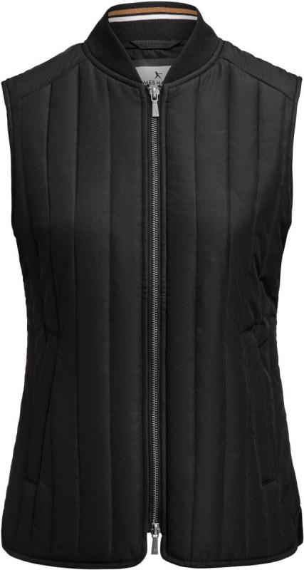 James Harvest Scarsdale Vest Women Dámská prošívaná vesta 62.1058 black
