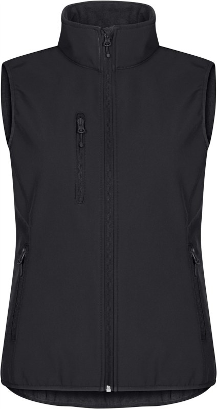 Clique Classic Softshell Vest W Dámská 3-vrstvá softshellová vesta 67.0916 black