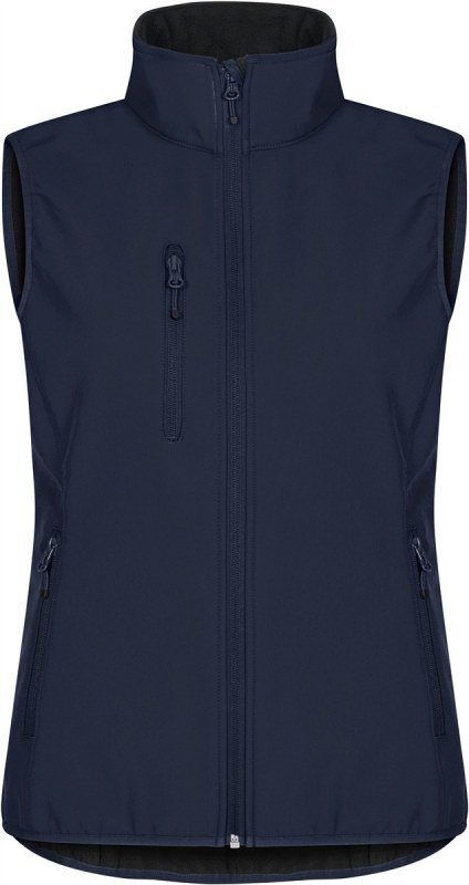 Clique Classic Softshell Vest W Dámská 3-vrstvá softshellová vesta 67.0916 dark navy