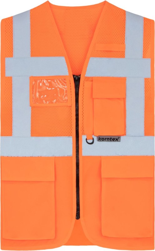 Korntex KXEXQ – Athens Hi-Vis multifunkční vesta 76.XEXQ hi vis orange