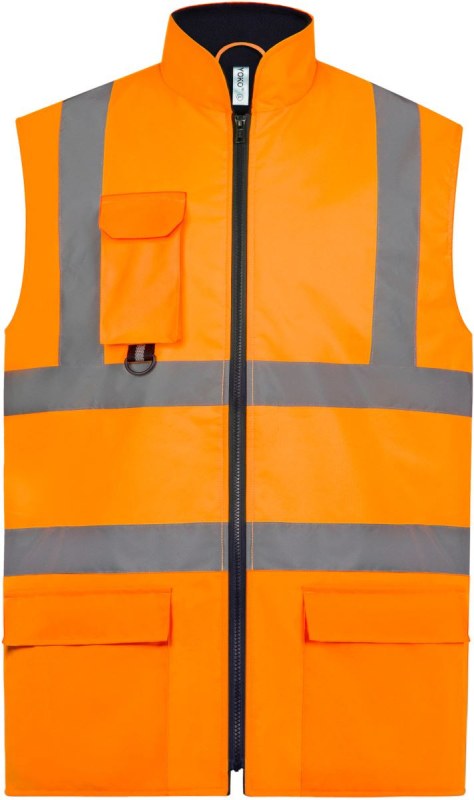 Yoko HV 005 Hi-Vis polstrovaná vesta 79.V005 hi vis orange - Dámské oblečení vesty