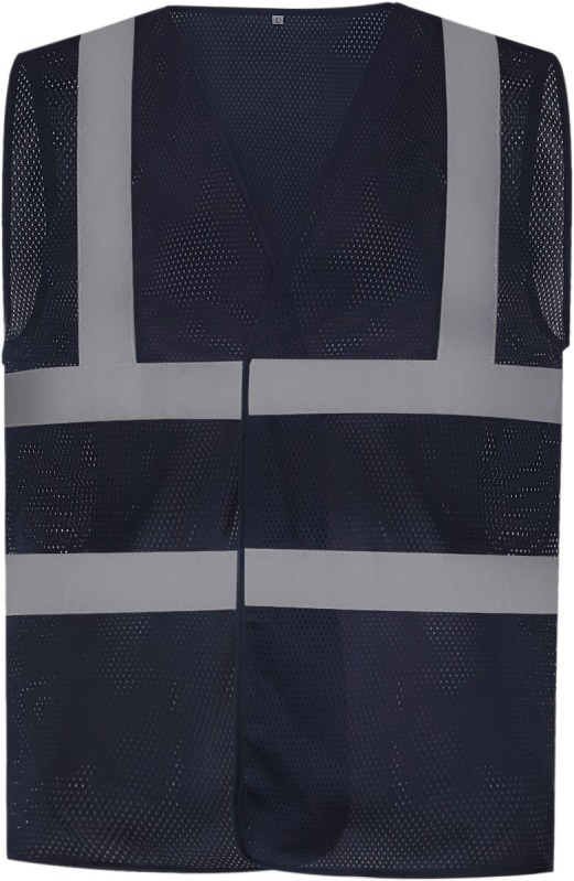 Yoko HVW 120 Hi-Vis síťovaná bezpečnostní vesta 79.W120 navy - Dámské oblečení vesty