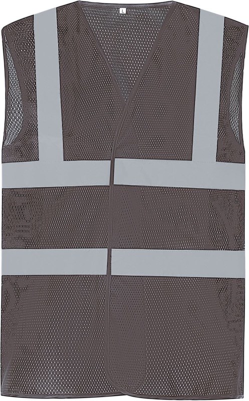 Yoko HVW 120 Hi-Vis síťovaná bezpečnostní vesta 79.W120 grey - Dámské oblečení vesty