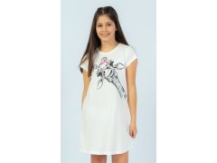 Dívčí noční košile Dívčí noční košile s krátkým rukávem
