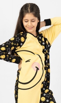 Dětský overal Smile - Pyžama a župany Děti Holky Dívčí pyžama Dívčí overaly na spaní