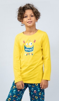 Dětské pyžamo dlouhé Monster - Pyžama a župany Děti Kluci Chlapecká pyžama Chlapecká pyžama s dlouhým rukávem