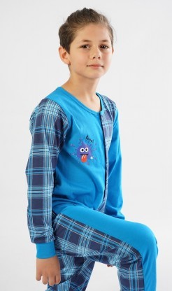 Dětský overal Matěj - Pyžama a župany Děti Kluci Chlapecká pyžama Chlapecká pyžama s dlouhým rukávem