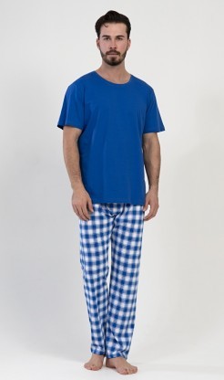 Pánské pyžamo dlouhé Karel - Pyžama a župany Muži Pánská pyžama Pánská pyžama s dlouhým rukávem