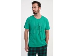 Pánské pyžamo šortky Tetris