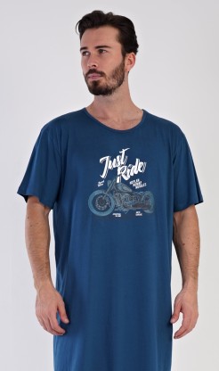 Pánská noční košile s&nbsp;krátkým rukávem Samuel - Pyžama a&nbsp;župany Muži Pánské noční košile