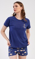 Dámské pyžamo šortky Hvězdy - Pyžama a&nbsp;župany Ženy Dámská pyžama Dámská pyžama šortky
