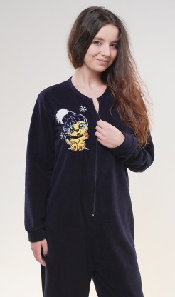 Dámský overal Tygřík Dámský overal Tygřík - Pyžama a župany Ženy Dámská pyžama Dámská pyžama velur, polar, soft