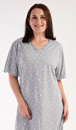 Dámská noční košile s krátkým rukávem Dominika - Pyžama a župany Ženy Dámské noční košile Dámské noční košile s krátkým rukávem