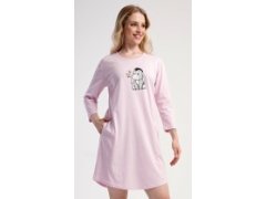 Dámské domácí šaty s&nbsp;tříčtvrtečním rukávem Oslík
