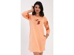 Dámské domácí šaty s&nbsp;tříčtvrtečním rukávem Patricia