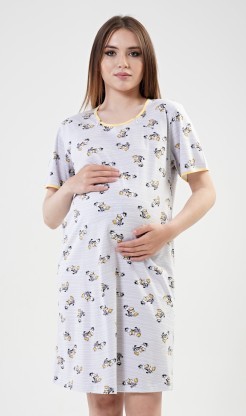 Dámská noční košile mateřská Matylda - Pyžama a župany Ženy Dámské noční košile Kojící noční košile Kojící noční košile s krátkým rukávem