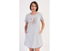 Dámské domácí šaty s&nbsp;krátkým rukávem Amelia
