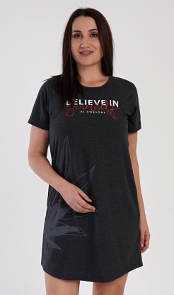 Dámská noční košile s krátkým rukávem Katka