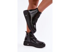 Boty na široké podrážce model 231197 step in style