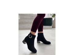 Dámské boty na podpatku na zip model 231678 Solea