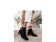 Dámské boty na podpatku na zip model 231702 Solea