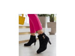 Dámské boty na podpatku na zip model 231704 Solea