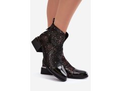 Dámské boty na podpatku model 232084 step in style