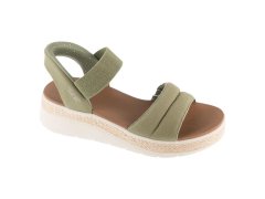 Skechers slip-ins: bobs sun ray 114413-olv zelené 36