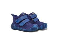 Barefoot boty pro výuku chůze z kůže affenzahn talky elephant (01493-30119)
